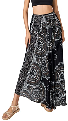 Image of Joob Joob Long Boho Skirts for Women - Bohemian Hippie Maxi Summer Skirt