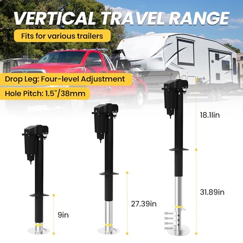 Pafessa 3500lb Electric Tongue Jack