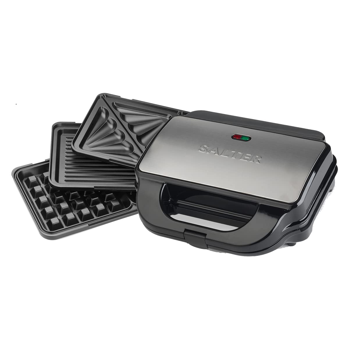Buy Salter EK2143 3in1 Snack Maker Deep Fill Waffle Iron, Sandwich