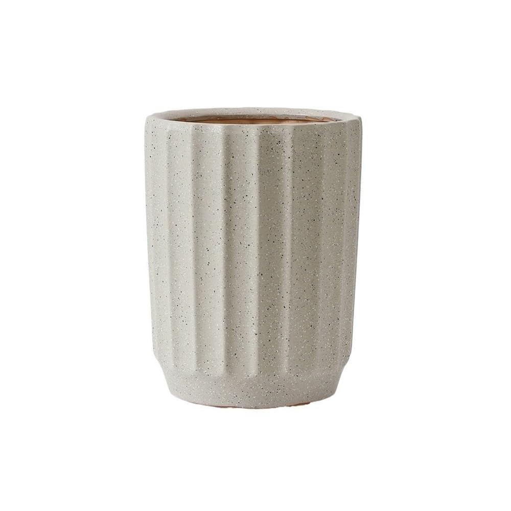 Sda287mz One Color Household Coarse Pottery Flowerpot For Planting With Drainage Hole For Garden Multifunction