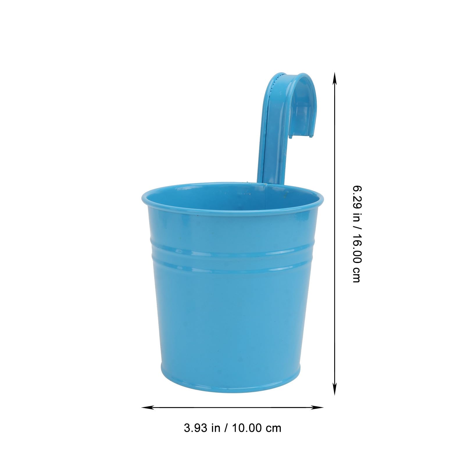 Toyvian 12 Pezzi Vaso da Fiori Secchio in Ferro, Piccolo