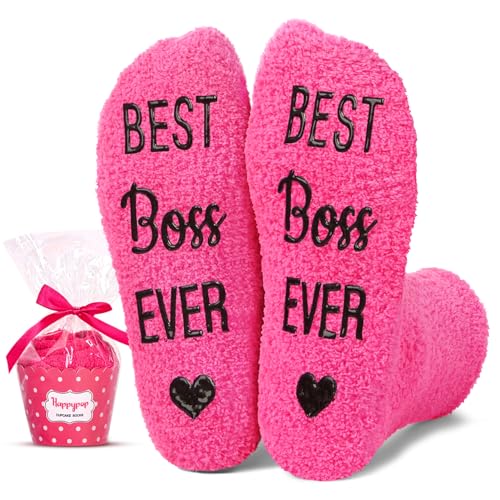 HAPPYPOP Boss Gifts Socks Ideas - Best Boss Day Gifts for Women
