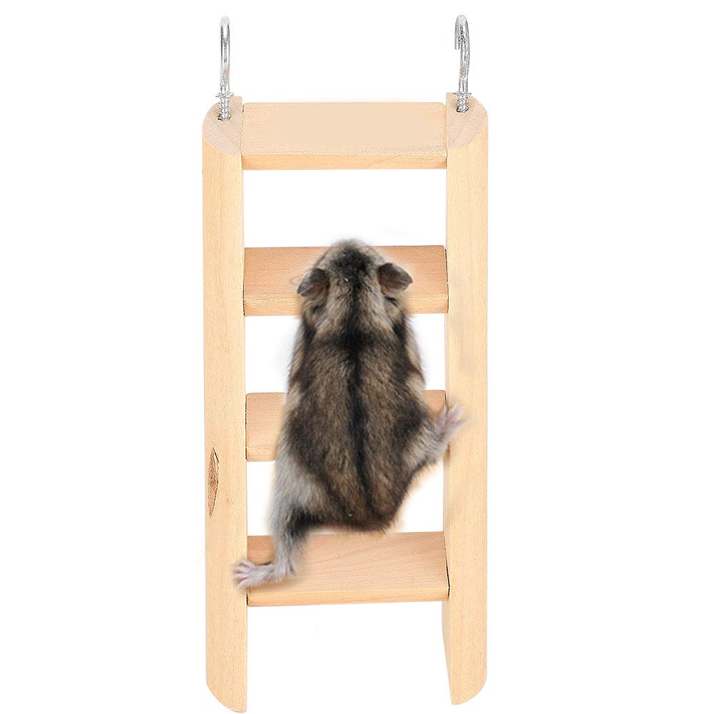 Scala In Legno Per Criceti E Piccoli Animali - 20x11cm, Giocattolo Da Arrampicata Per Gabbie