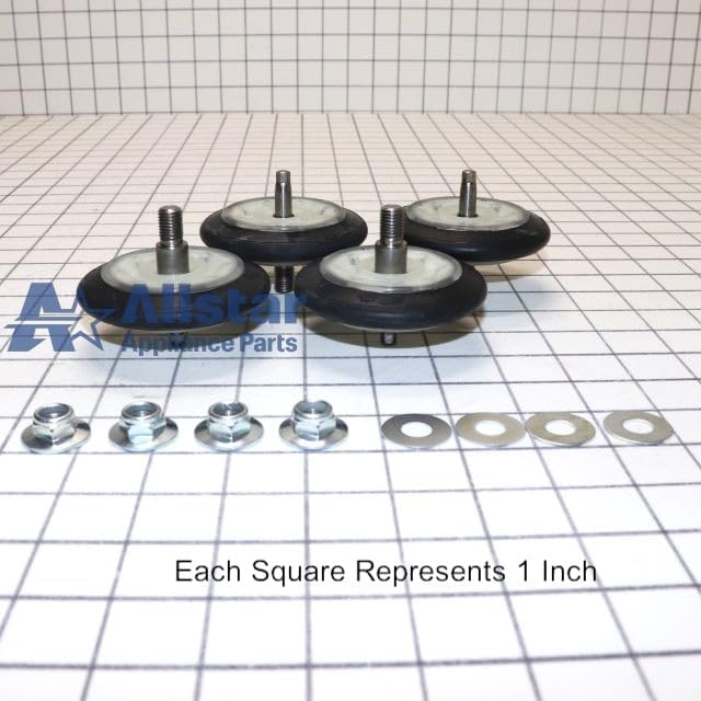 4581EL2002L Dryer Drum Roller Kit (Set of 4)