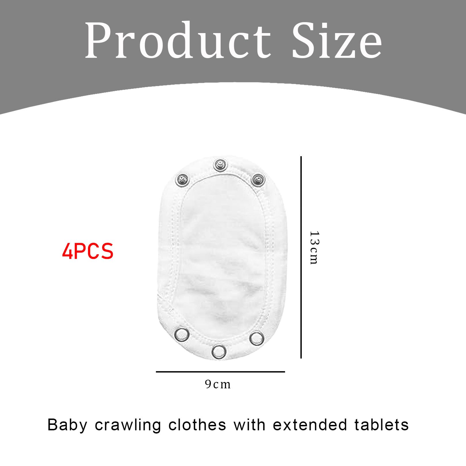 4 Stücke Bodyverlängerung,Bequem Body Verlängerung,Baumwollmaterial,Body Verlängerung,Einstellbare Bodysuit Extender,Universal Verlängerungen,Geeignet für Verlängerung (Weiß)