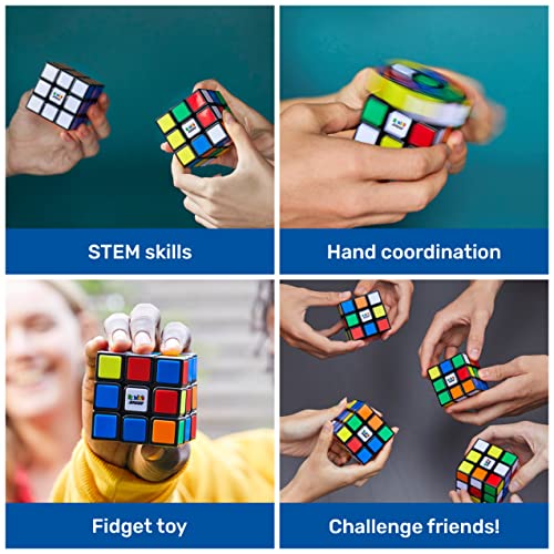 Image of Rubik's Cube, 3x3 Magnetic Speed Cube, Problem-Solving Brain Teaser, Classic Color-Matching Puzzle, Fidget Toy, Sensory Puzzle for Adults, Teens, Kids, for Ages 8 & Up