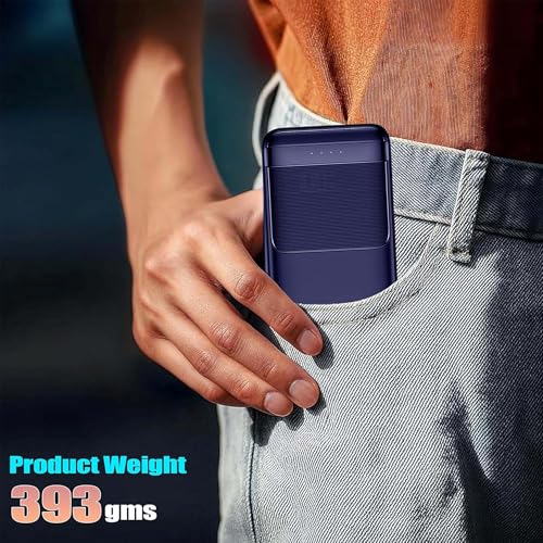Image of Kratos Legend Champ Power Bank 20000mAh, 22.5W Fast Charging with Power Delivery & Quick Charge, Triple Output, USB Type-C Input & Output, BIS Certified, Made in India (Blue)