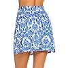 Ekouaer Active Skort for Women Lightweight Sportswear Running Hiking Cycling Riding Skirts (Pattern/S)