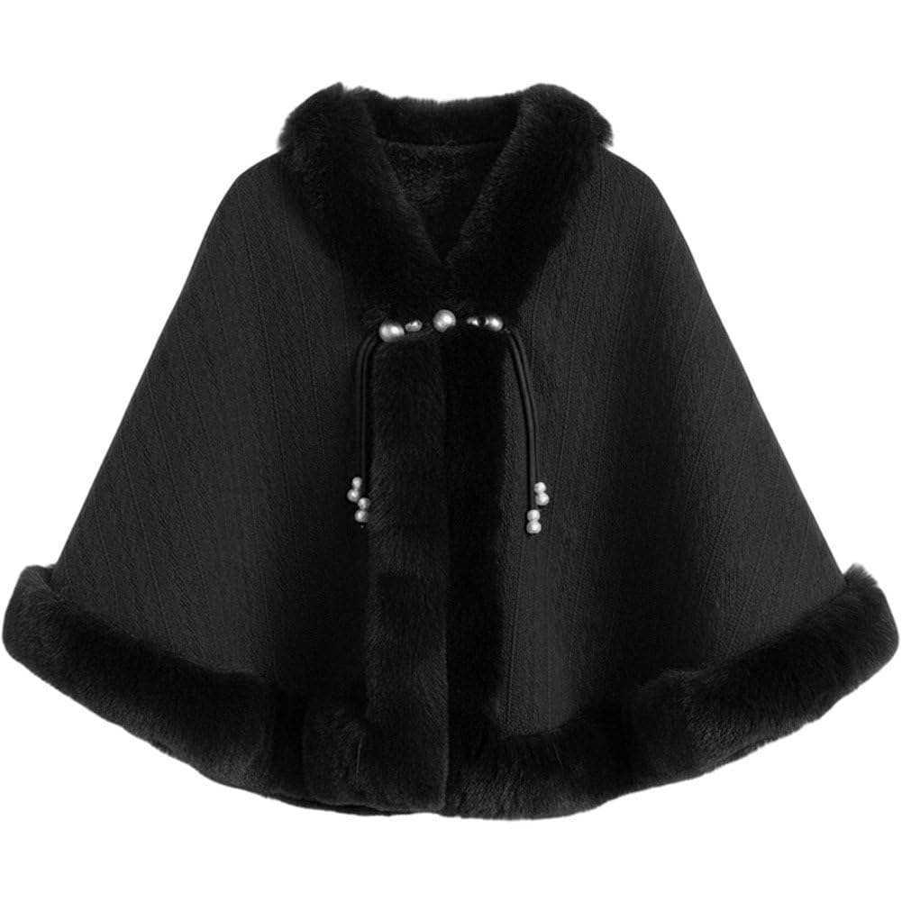 Chal sin mangas elegante para fiestas navideñas y cenas especiales de invierno