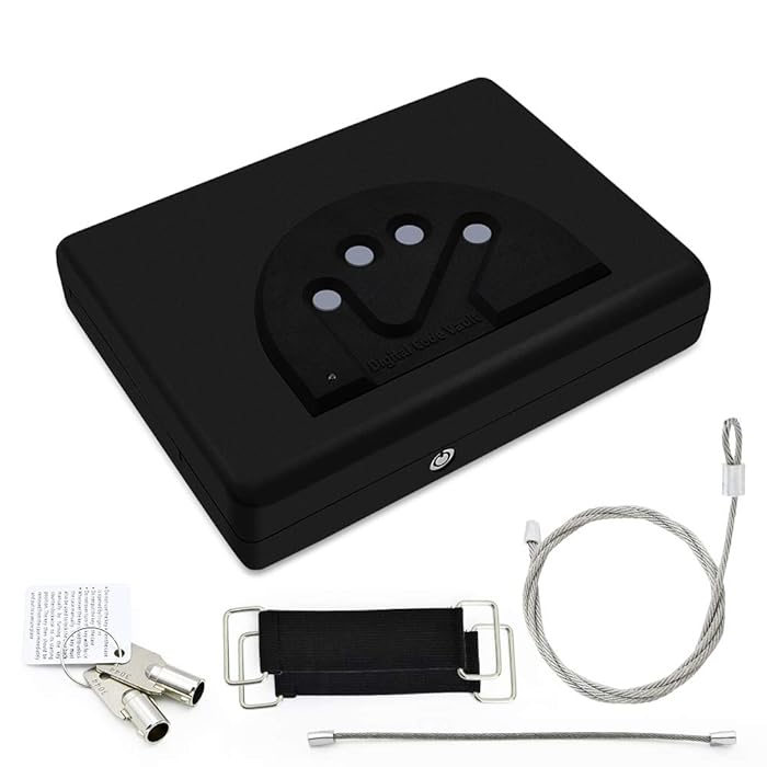 Buy Gun Safes For Pistols Box Portable Safe Black Smart Pistol Safe