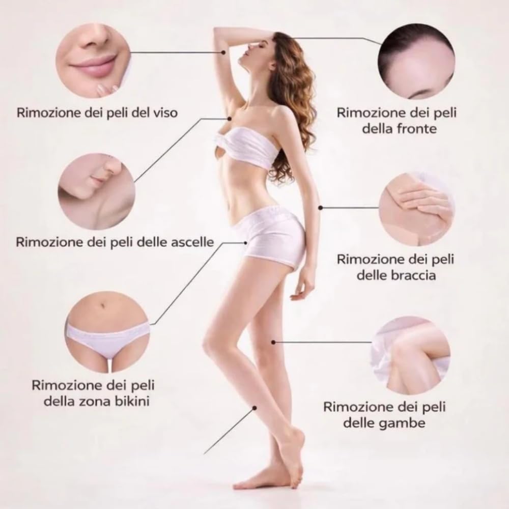 DelicaTrim - Rasoio 2 in 1 potente e delicato Ricarica USB, per Viso, Gambe, Braccia, Per uso a secco e a umido
