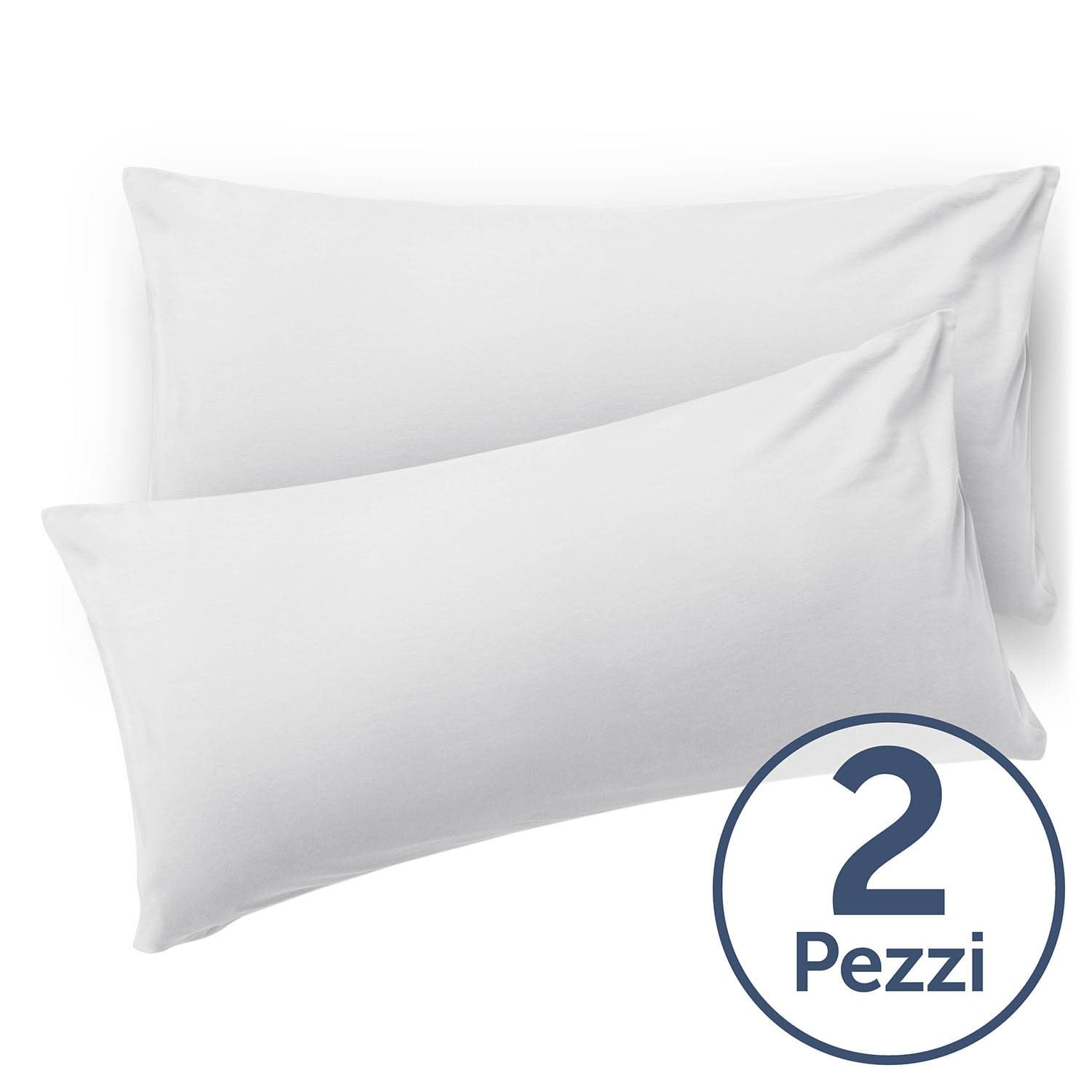 Blumtal Federe Cuscini Divano 50x80 cm - Set di Copricuscini per Divani in Microfibra a 2 Pezzi con Chiusura a Busta, certificati Oeko-Tex, extra morbidi e lavabili - Bianco