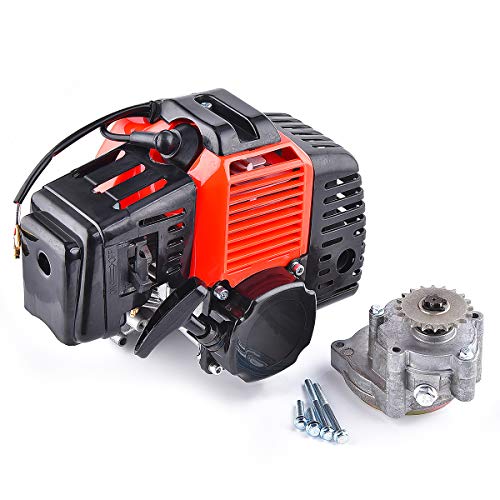 Motor de rendimiento 49 cc con transmisión de reducción de engranajes 20T T8F piñón para bicicleta de bolsillo Scooter Mini ATV ScooterX Dirt Dog Xracer