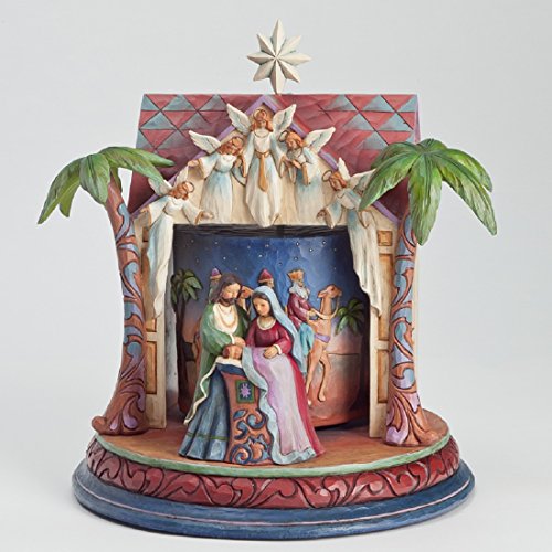 Jim Shore Heartwood Creek Rotating Nativity Masterpiece Figurine 11.5 in