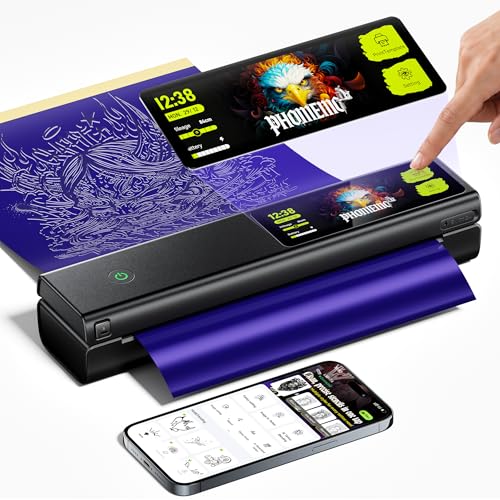 Phomemo L85 Portable Bluetooth Thermal Tattoo Stencil Printer w/ 5" Touchscreen & 100 Transfer Papers - image 1