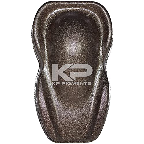 KP Pigments Filemot Microflake Extra Fine Metallic Glitter, Holographic Ultra Fine Glitter Powder for Resin, Tumblers, Crafts Painting Arts, Nail Art, Paints, DIY Decoration .004