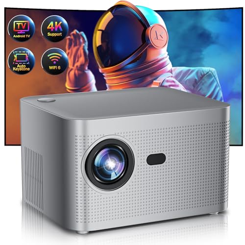 Projetor HY350 é o Melhor Custo Benefício do Ano? 1 【 2024 Atualizar】Salange HY350 Projetor 1080P Nativo 4K Suporte, 380 ANSI...