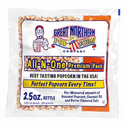 6 oz Popcorn Packs PreMeasured, Movie Theater Style, AllinOne