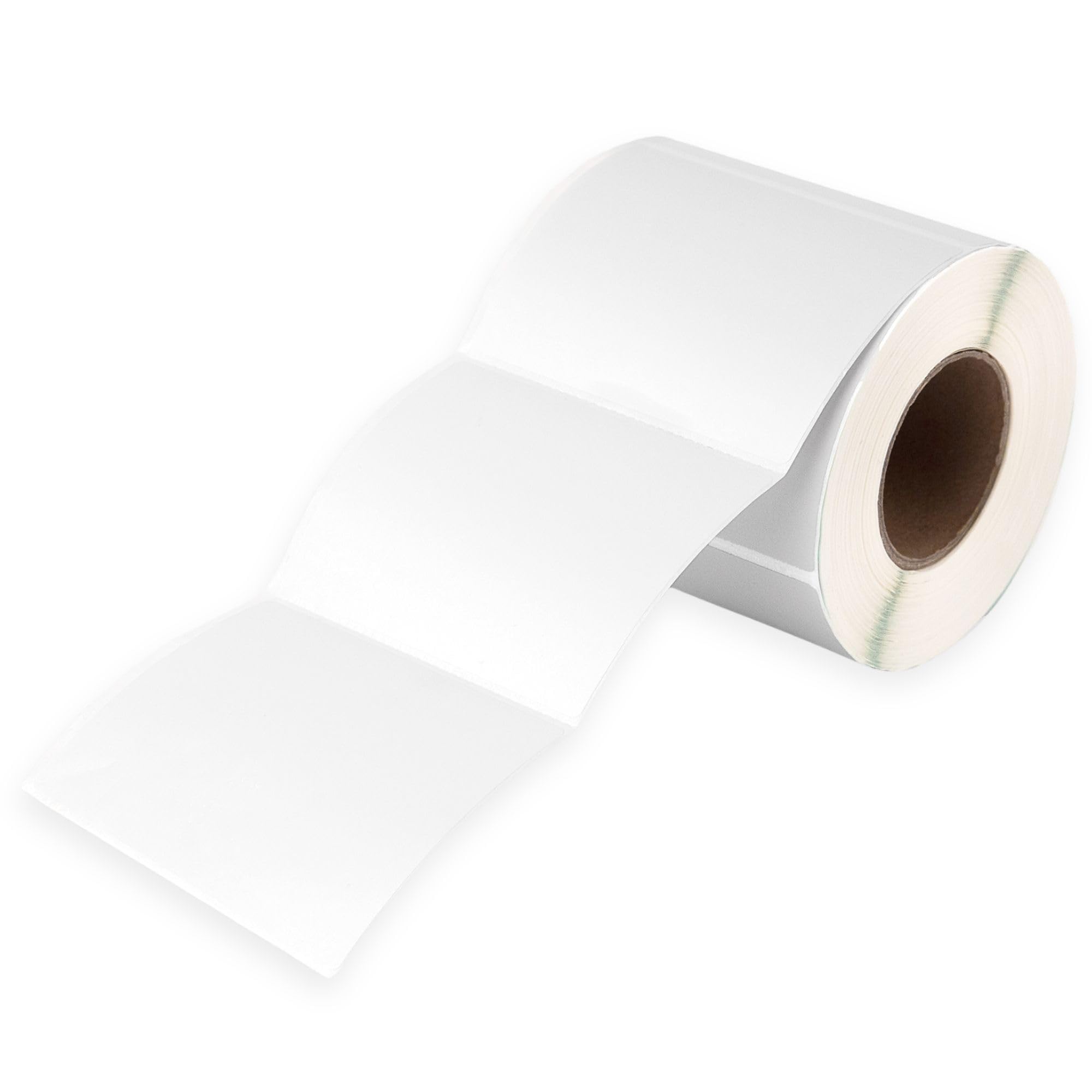 Self Adhesive Address Labels, Blank Direct Thermal Label Stickers - 80mm x 60mm - 500 Labels per roll, 1 roll - White