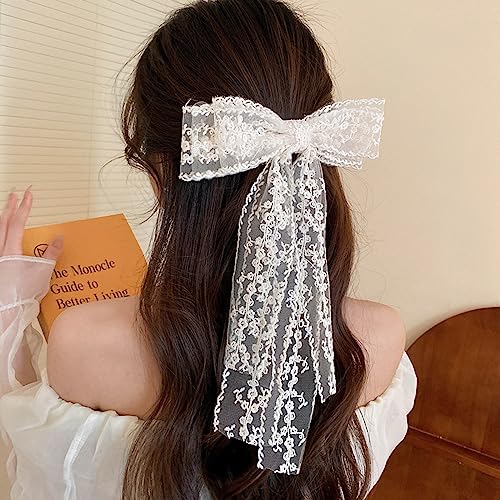 Lazo de Encaje Blanco para Mujer miniatura 2
