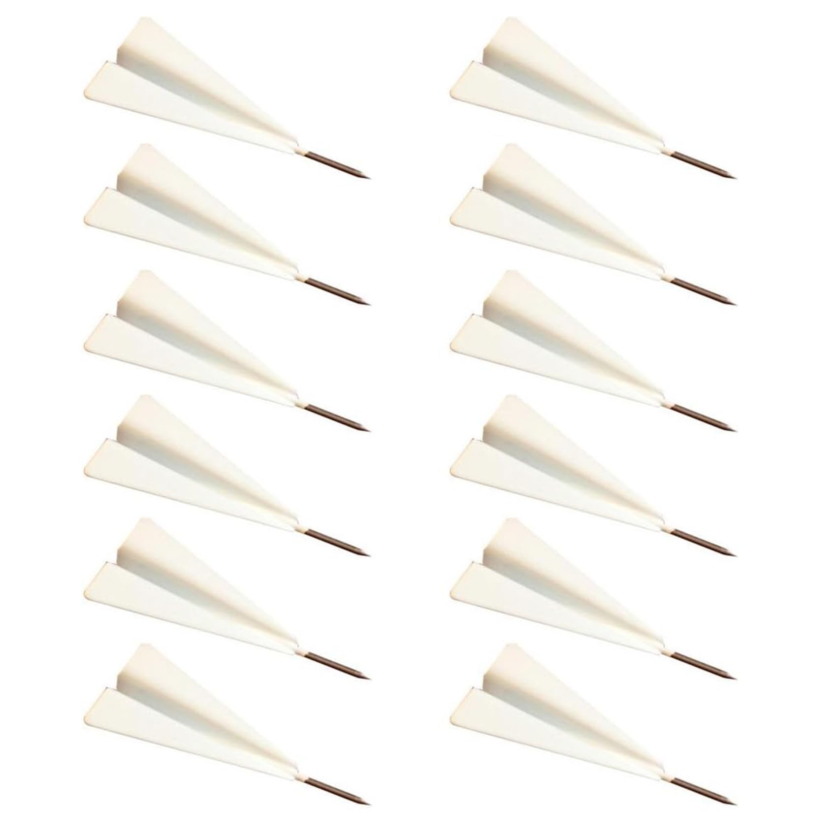 12Pcs Push Pins Tacks, Airplane Pushpins Plastic Head with Steel Tips, Clear Tacks with Box, Push Pins for Bulletin Board, Decorative Thumb Tacks, Fun Tacks for Cork Board Message Board