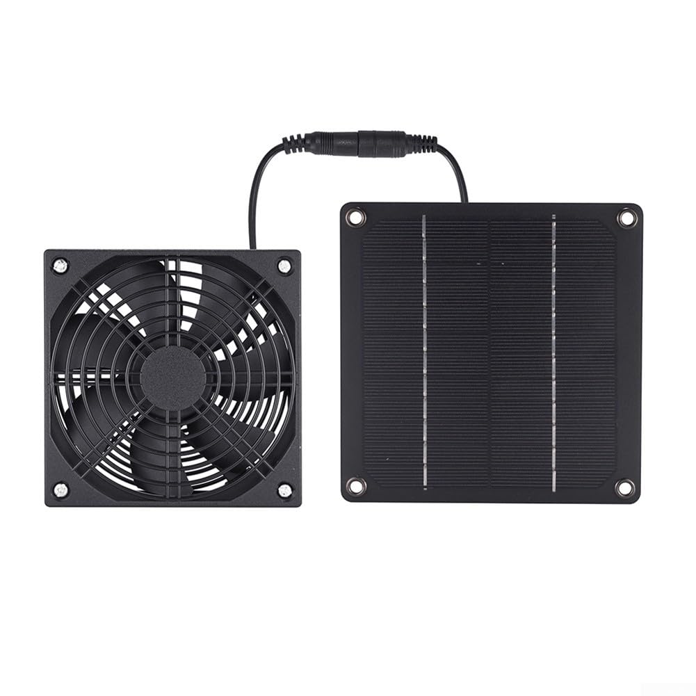 9.8in Solar Abluftventilator mit Solarpanel Portable Vent 9.8in Solar Abluftventilator mit Solarpanel Portable Vent