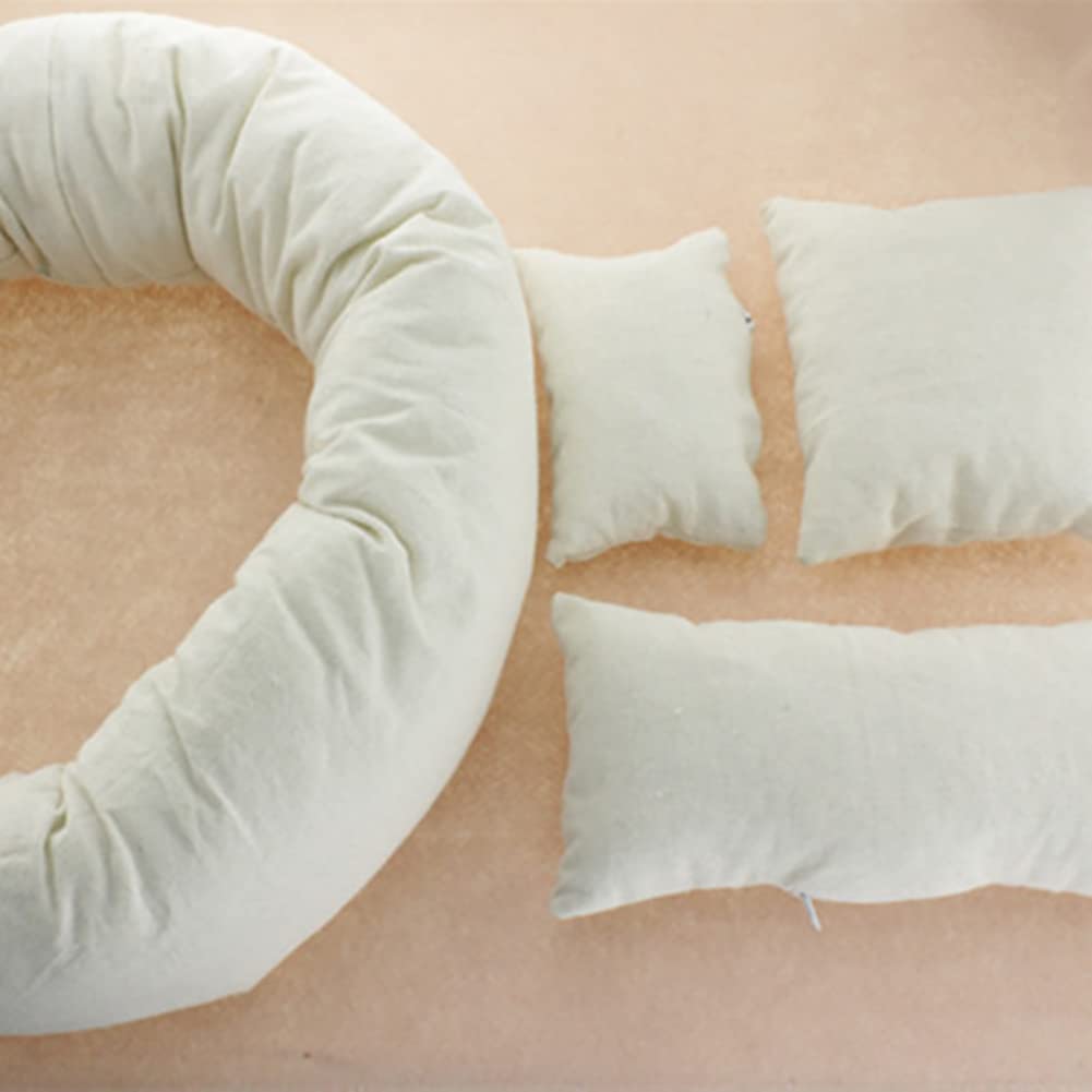 Set De 6 Almohadas Posadoras Para Recién Nacidos, Cojín Largo De 110 Cm Con 5 Cojines De Colores Para Fotos De Bebés De 1 A 3 Meses