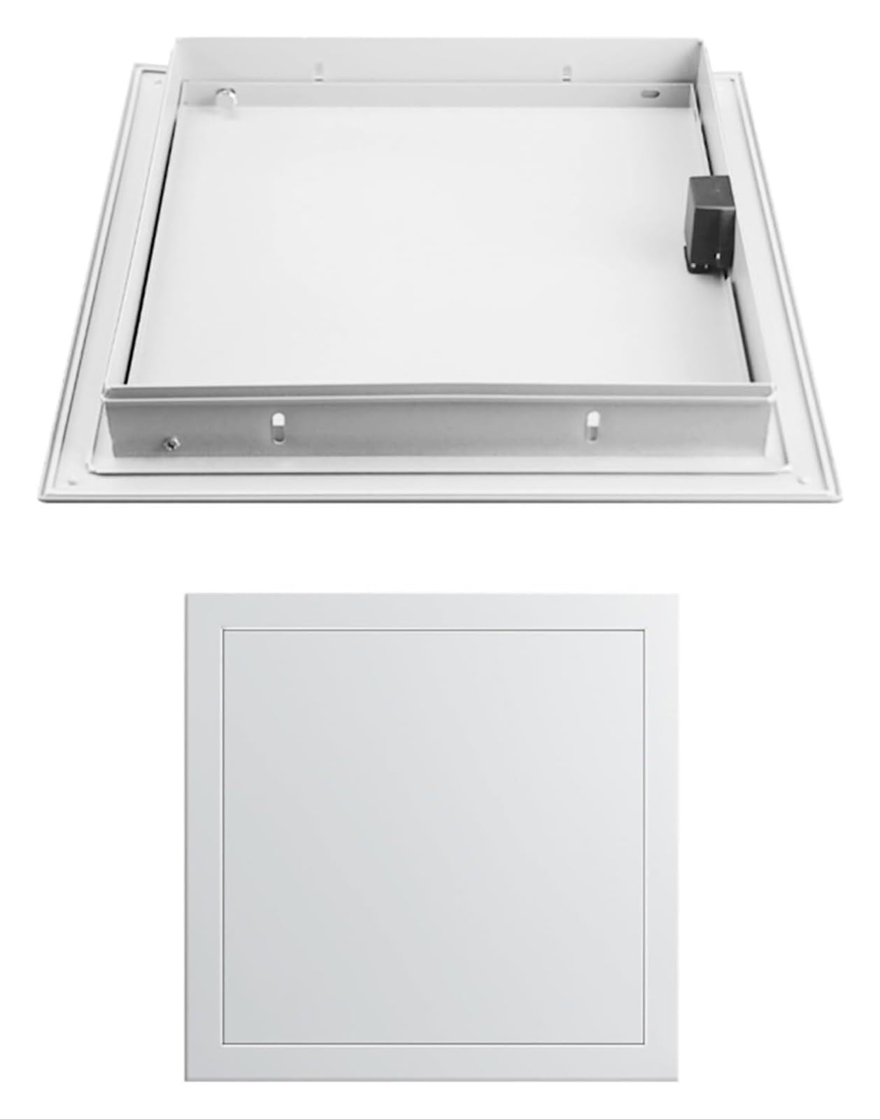 Aluminiowy Panel Dostępowy Ze Stali Ocynkowanej | Białe, wiele rozmiarów od 15x15 cm do 60x60 cm(20x40cm)