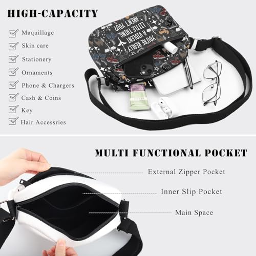 BDPWSS Fourth Book Crossbody Bag You're Really A Violent Little Thing Dragon Rider Fan Gift Xaden Riorson Travel Shoulder Bag4