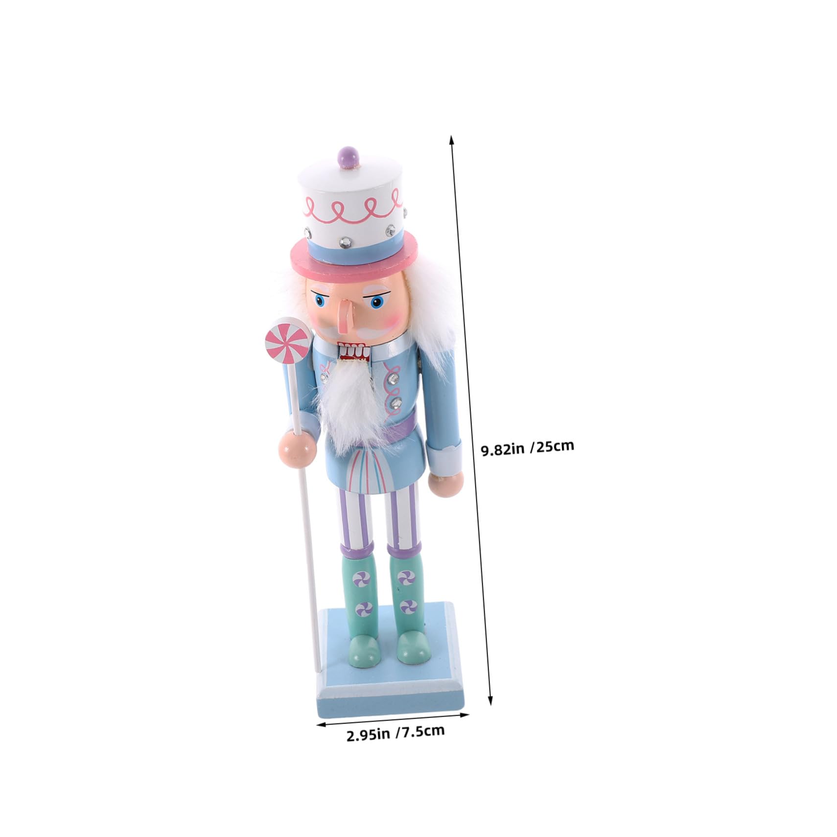 Gatuida 2pezzi Schiaccianoci Natalizi in Legno Statuina Soldato Schiaccianoci Decorativa Decorazione da Tavolo per Feste di Natale e Collezioni di Ornamenti