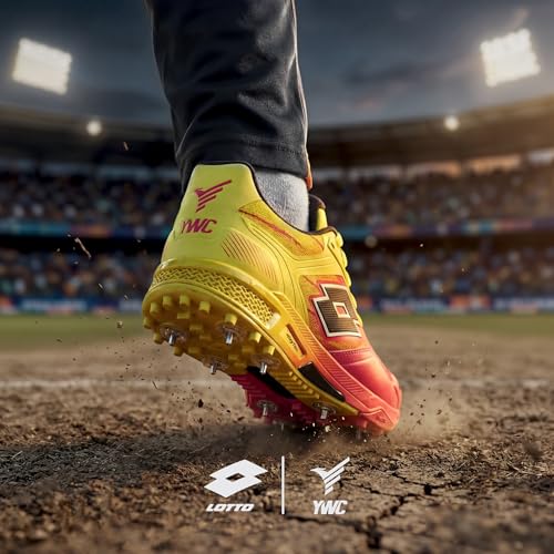 Image of Lotto Men SuperShot Fire Dragon Cricket Shoes