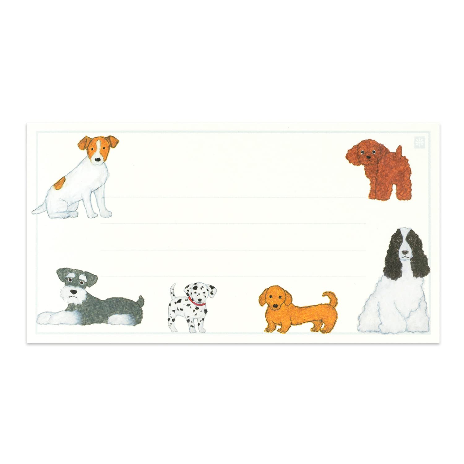 パグちゃん 一筆箋 15枚 便せん パグちゃん 一筆箋 15枚 便せん