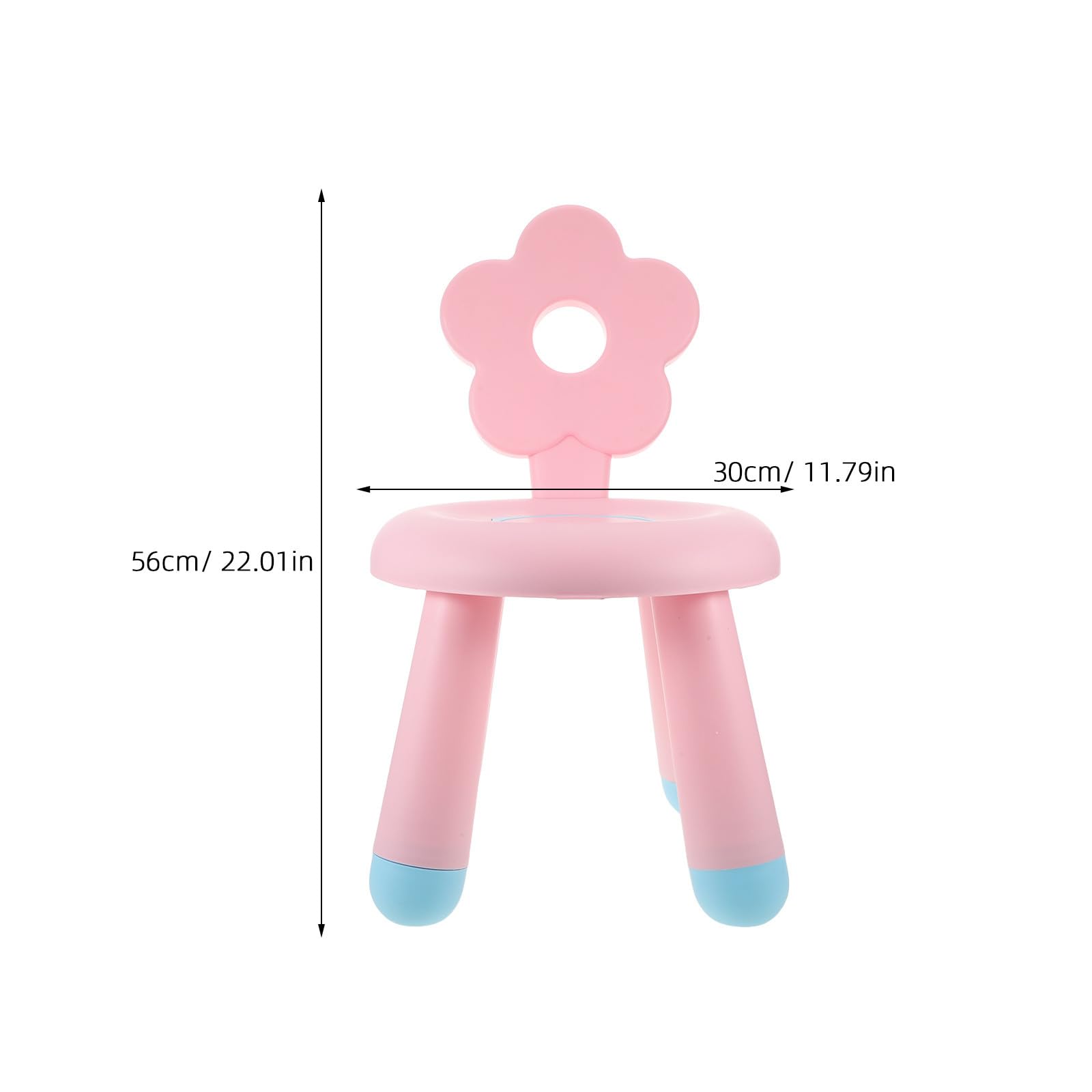 TOYANDONA Sgabello per Ragazzo Ragazza in Plastica Design Proporzionato e Seduta Stabile Adatto per Bagno Cucina o Cameretta Facile da Pulire e Portatile