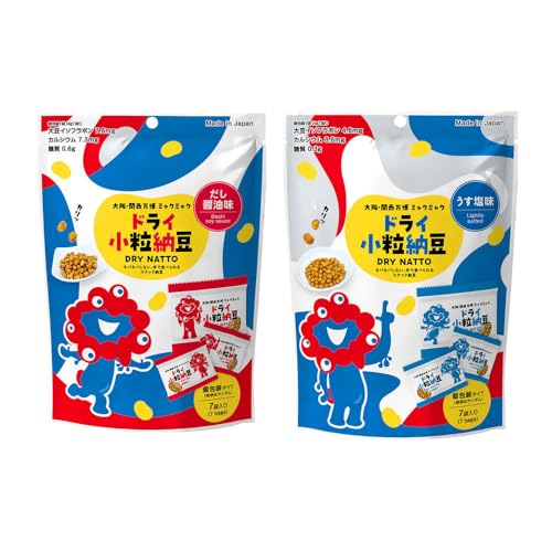 MDホールディングス 大阪 関西万博 ミャクミャク ドライ小粒納豆 うす塩味 だし醤油味 ネコポス アソート セットのサムネイル