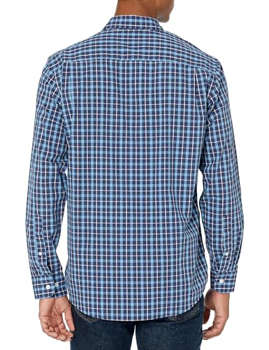 Image of Amazon Essentials Men's Regular-Fit Long-Sleeve Casual Poplin Shirt, Button Front, Business Casual, Collared