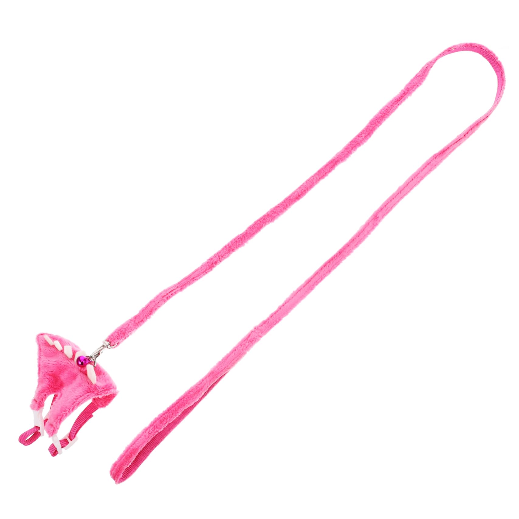INOOMP 3pezzi Guinzaglio Per Animali Pettorina Per Ferret e Animali Domestici Resistente Passeggiate All Materiali Premium e Fibbia Colore Rosa