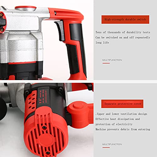 SXTYMV Bohrhämmer Schlagbohrmaschine Abbruchhammer Hammerbohrer Elektrohammer Elektrobohrer Elektrobohrer Multifunktions-Schlagbohrer Haushalt Professionelles Betonwerkzeug für Industriezwecke – Bild 4
