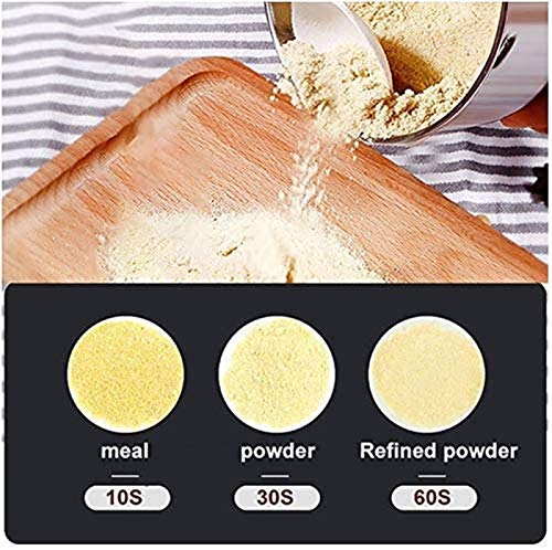 ZOUSHUAIDEDIAN Elektrische Kaffeemühle for Bohnen, Gewürze und mehr, Edelstahlklingen, for Heimgebrauch, Büro, for… – Bild 4