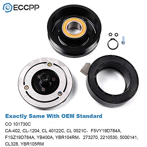 Image of ECCPP AC Compressor Clutch Fit for Ford Windstar 3.8L 1999-2003