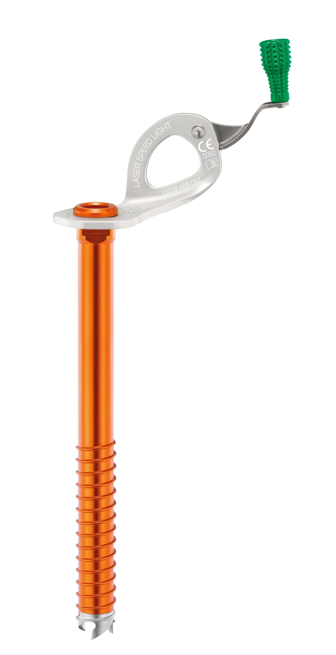 PETZL Vite da ghiaccio ultraleggera unisex della luce di velocità del laser con la maniglia integrata