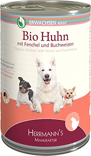 Herrmanns Huhn mit Fenchel und Buchweizen, 12er Pack (12 x 400 g)