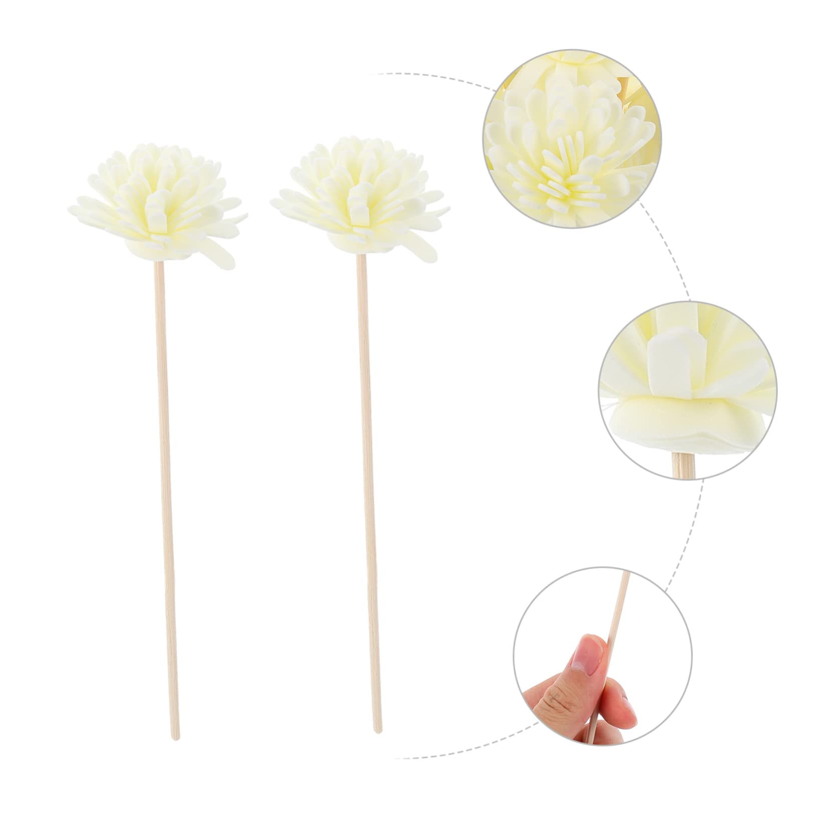 ABOOFAN 300 Pièces Rotin Aromathérapie Parfum Femme Recharges Bâtonnets Diffuseurs Parfums Bâtons Bâtonnets De Roseau Aux Huiles Essentielles Parfum Naturel pour Manquer Vigne PE Fleur Air
