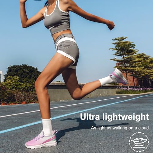 Image of ZOVE Wide Toe Box Shoes Women Extra Wide Width Sneakers Ultra Light Road Running Shoes Non-Slip Tennis Sneakers Breathable Walking Athletic
