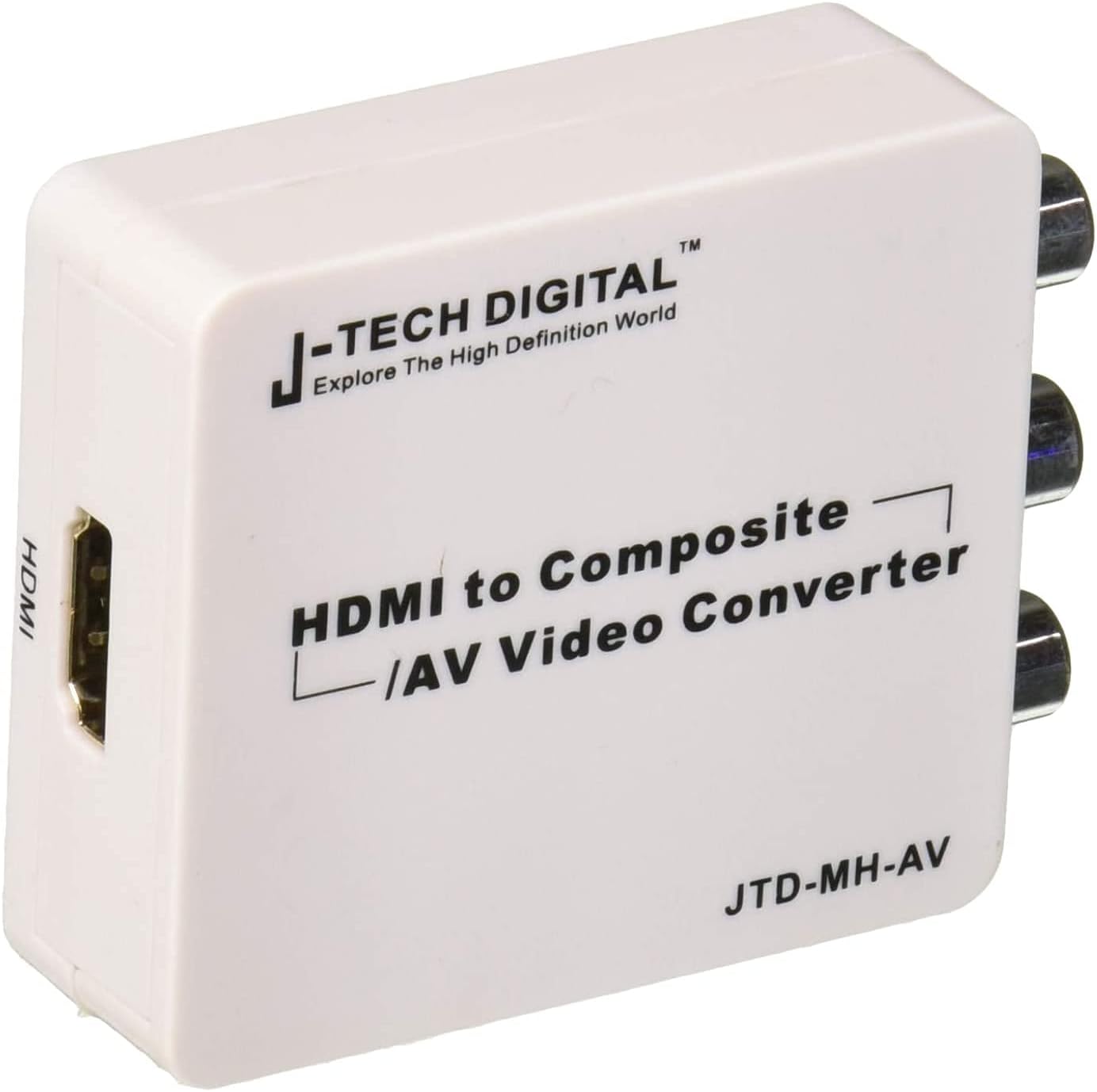 J-Tech Digital JTD-MH-AV Mini HDMI to Composite AV CVBS R/L HD Video Converter