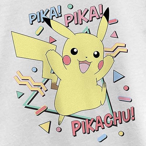 Girl's Pokemon Pikachu 80s Party T-Shirt2