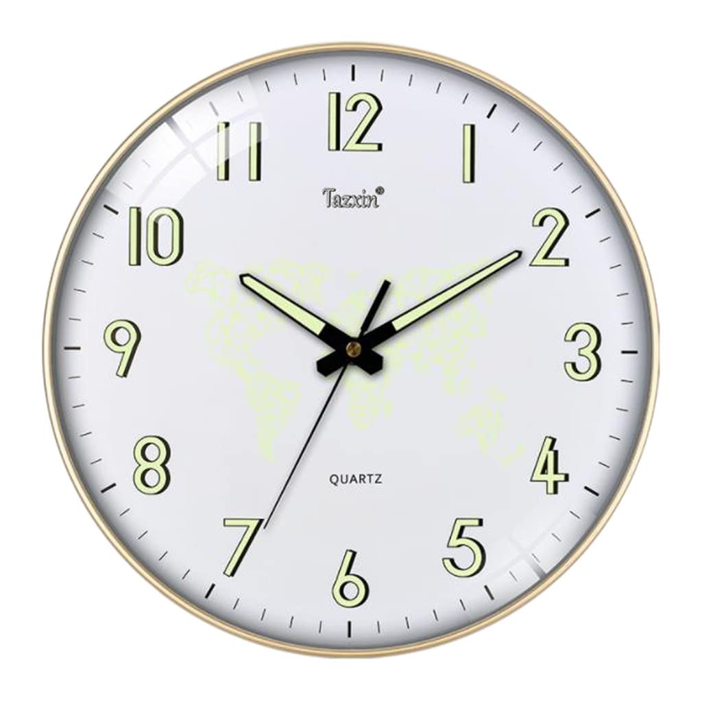 Horloge murale salon muette électronique - Déco maison créativité couleur B
