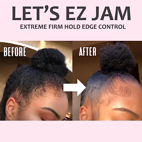 Beauzo Ez Jam Extreme Firm Hold Edge Control 3.5Fl Oz, Edge Control For Black Hair, Edge Gel, Edge Wax, 24 Hour Edge Tamer, Edge Control For Black Hair 4C Extreme Hold thumb #5