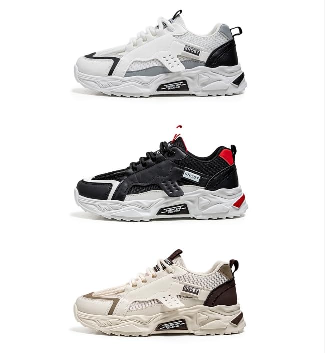 Men's Casual Shoes – Fashionable Breathable Chunky Sneakers, Youth-Oriented Korean-Style Thick-Soled Sports Shoes for Trendy Looks4