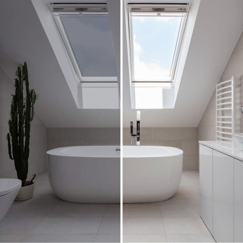 DIMEXACT - Film Anti Chaleur pour velux - Argent chromé - Haute durabilité - 75 cm x 1.5 m - en Rouleau