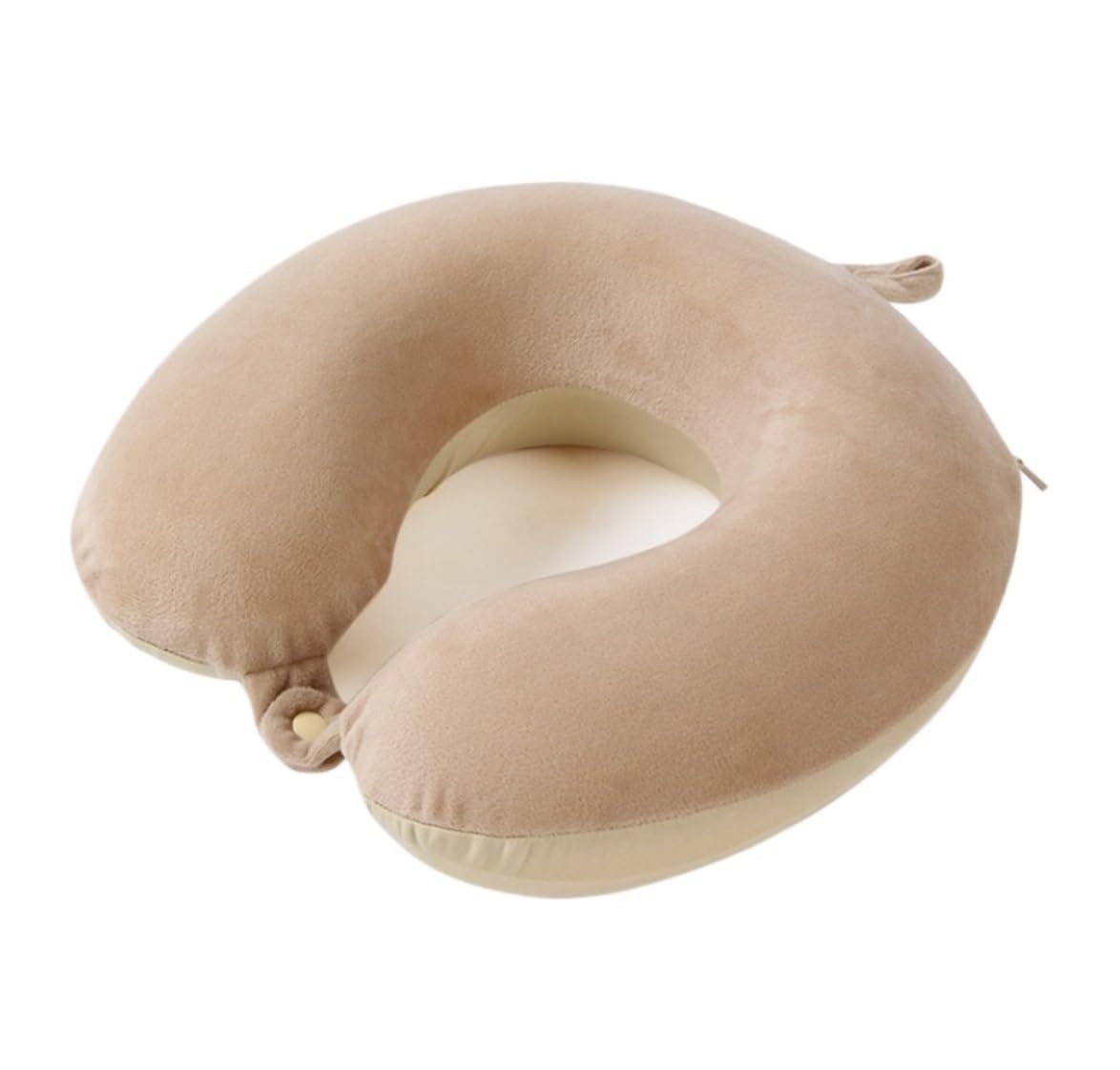 Cojín De Viaje Avión Almohada De Viaje Espuma Viscoelástica Doble Cara para El Cuello para Avión Coche Tren Oficina(A)